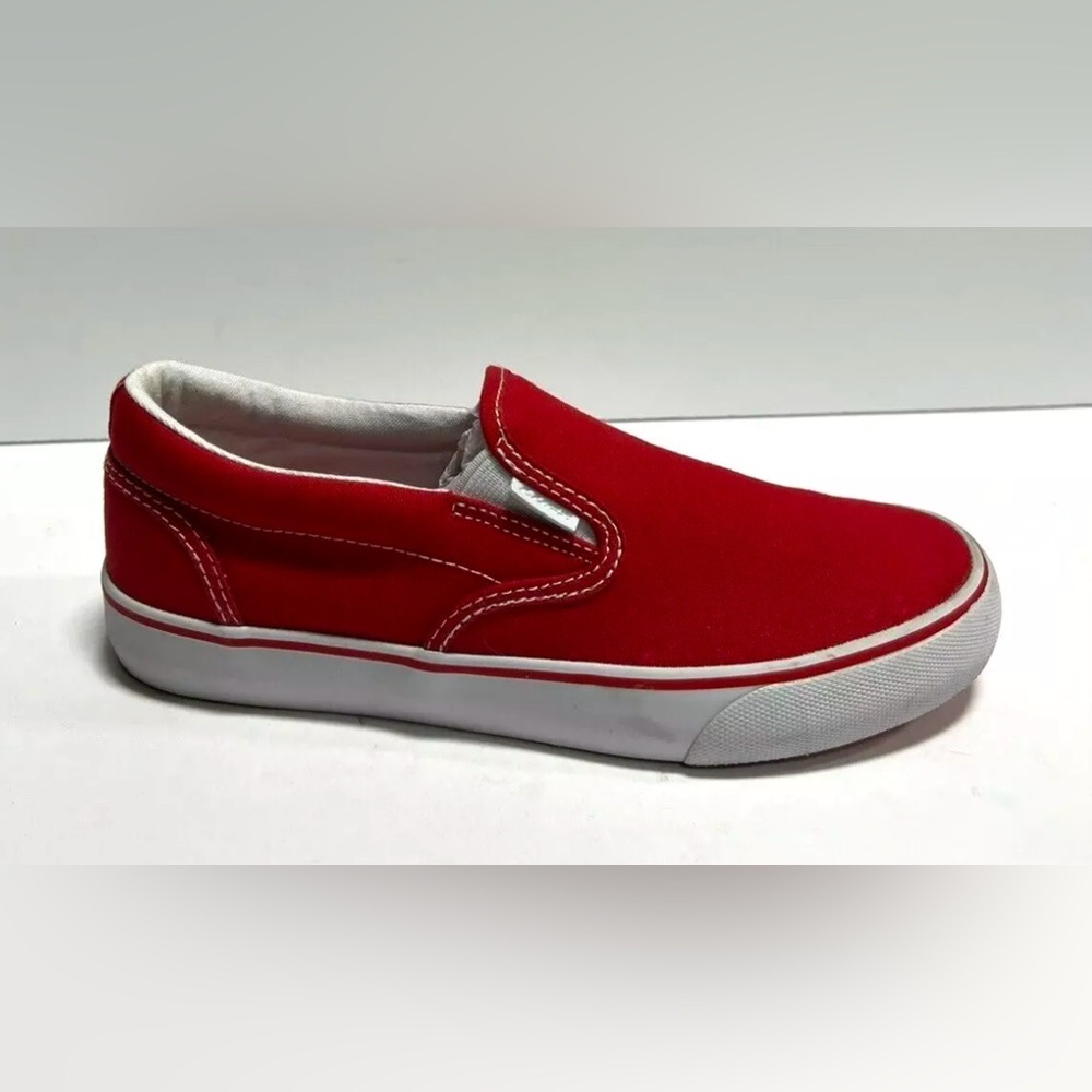 Lugz Womens Clipper Slip On Sneaker Red Size 7.5 M